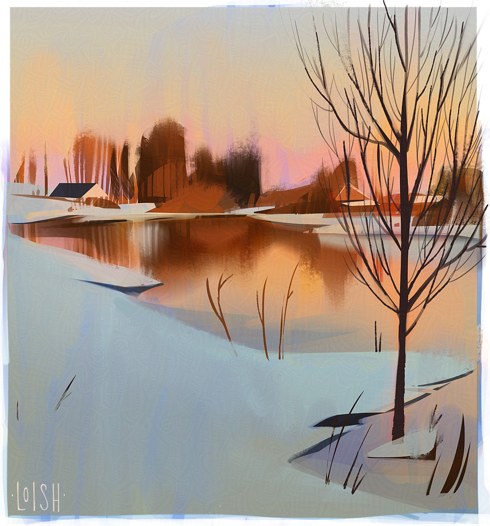Winter is Beautiful by loish